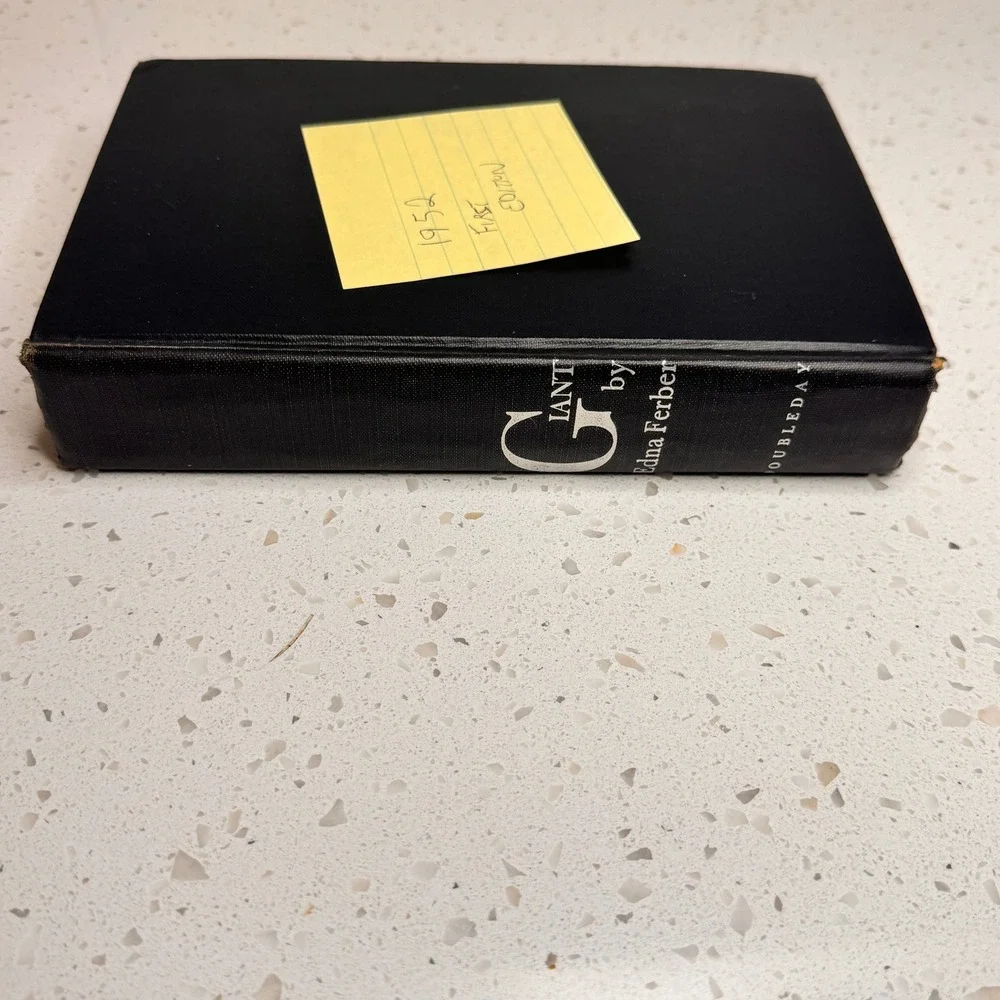 Giant First Edition 1952‎ Hardcover Book by Edna Ferber